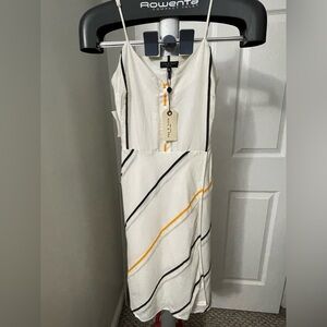 Rag & Bone White Cream Buttoned Midi Sundress NWT